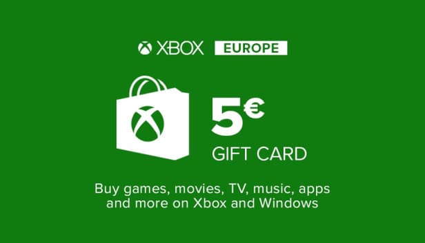 Xbox Gift Card — €5
